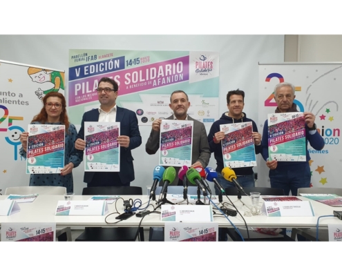 El V Pilates Solidario de Afanion da el estirón y se celebrará en la IFAB los días 14 y 15 de marzo