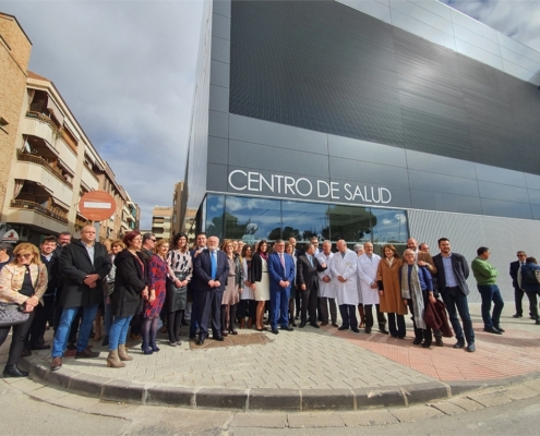 Cabañero pone en valor el “papel fundamental” que, de la mano del SESCAM, la Diputación ha jugado en la reapertura del Centro de Salud Hellín 1