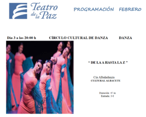 programación teatro de la paz febrero 2020