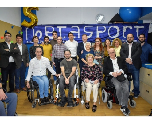 Sancha agradece a Metasport el trabajo que realizan para que el Circuito Provincial de Carreras Populares de la Diputación sea 100% inclusivo