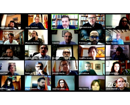 Todos los Grupos de la Diputación refrendan las actuaciones ya realizadas por la institución frente al COVID19 y fijan los nuevos compromisos a  ...