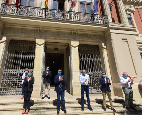 La Diputaci&oacute;n de Albacete se une al minuto de silencio convocado por el Gobierno de Espa&ntilde;a en recuerdo a todas las v&iacute;ctimas de la pandemia