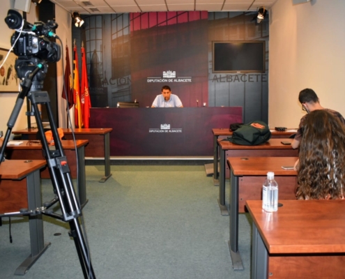 General Sala de Prensa durante convocatoria del Diputado de Deportes