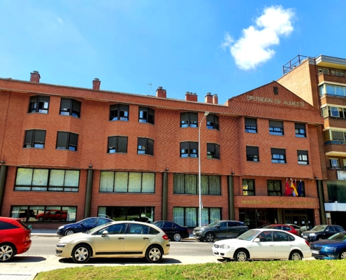 Imagen de la fachada de la Residencia de Mayores San Vicente de Paúl