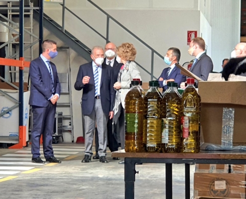 Visita con la Reina Doña Sofía a las instalaciones del Banco de Alimentos de Albacete