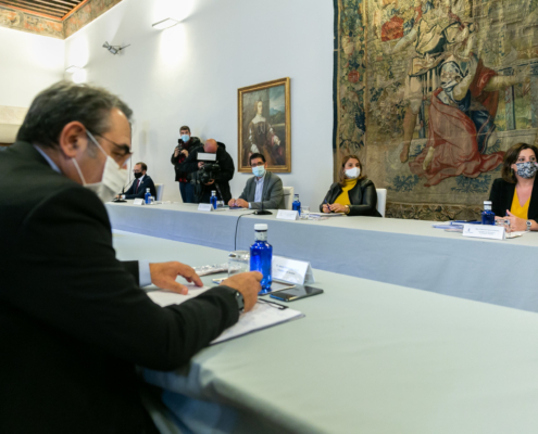 Reunión de trabajo en Fuensalida entre el Gobierno de la JCCM, las cinco Diputaciones, la Delegación del Gobierno de España en la región, Agen ...