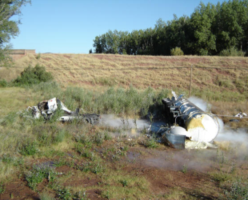 18/08/08 Accidente Cisterna Gas Natural en Reolid