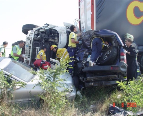 Accidente de tráfico en Villarrobledo