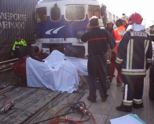 Accidente ferroviario en Hellín