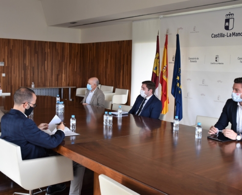 Encuentro trabajo entre representantes de Fomento JCCM, Diputacion de Albacete y Ayuntamiento de Nerpio