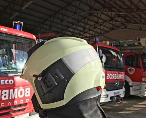 Nuevos cascos homologados del SEPEI de la Diputación de Albacete