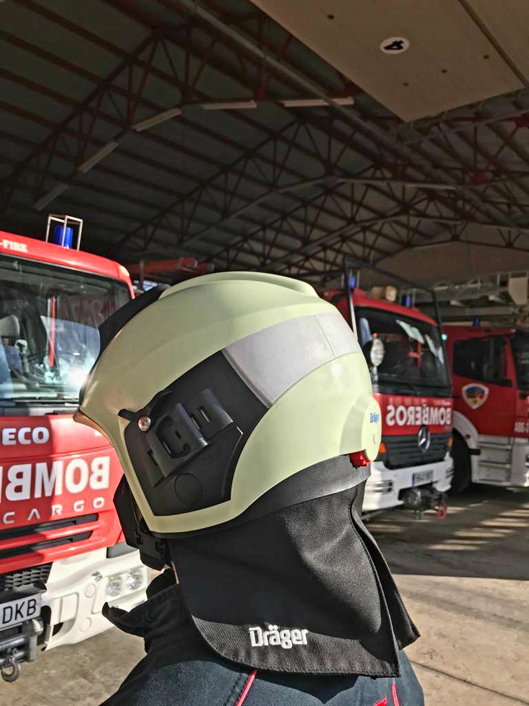 CASCO DE PROTECCIÓN PROFESIONAL HOMOLOGADO BOMBERO