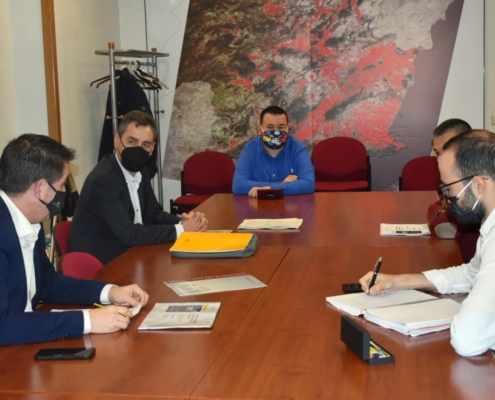 Encuentro entre representantes de la Diputación de Albacete y la Delegación del Gobierno en C-LM