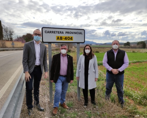 Fran Valera, Ramón García, Julián Martínez y Fabiola Jiménez en AB-404