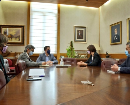 Encuentro de trabajo entre representantes de la Diputación y la Unidad de Coordinación contra la violencia sobre la mujer en C-LM (todos)