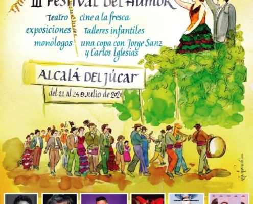 Cartel del III Festivalaco del Humor de Alcalá del Júcar