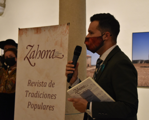 El diputado de Cultura, Miguel Zamora, durante la presentación