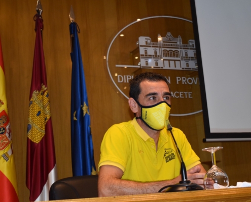 El presidente del Club Triatlón Albacete, José Fresneda