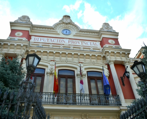 Fachada del Palacio de la Diputación Provincial de Albacete