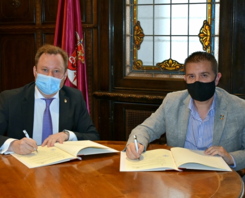 Presidente de la Diputaci&oacute;n y alcalde de Albacete suscriben protocolo para gran pabell&oacute;n de ferias