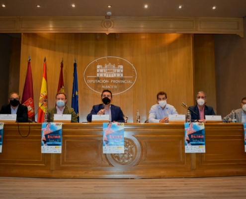 Un momento de la presentación del Campeonato de España de Atletismo