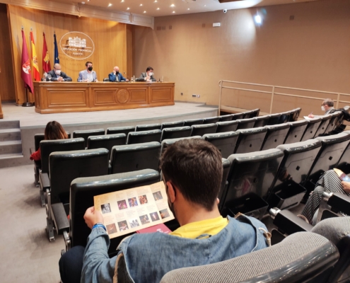 Un momento de la presentación del Festival de Teatro Clásico de Chinchilla