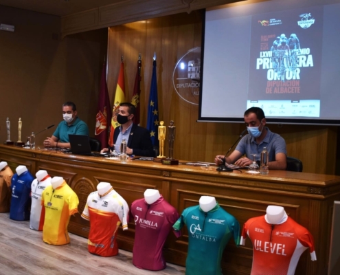 Un momento de la presentación del ‘Gran Premio Ciclista Primavera Ontur Diputación de Albacete'