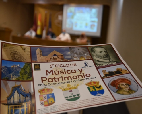 Cartel promocional del l Ciclo de Música y Patrimonio de La Manchuela