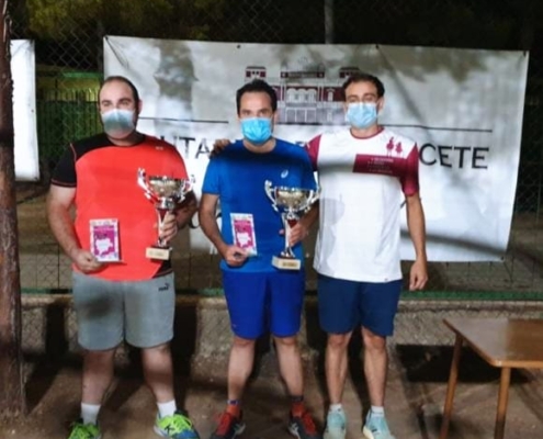 Los ganadores Masculinos, Fco. Javier Gil Masip y J. Carlos Gil Masip