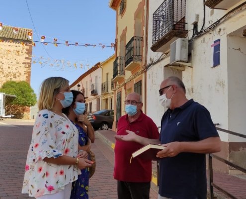 La vicepresidenta de la Diputación comprueba en Viveros los resultados del cambio de luminarias acometido en la localidad gracias a la institucià...