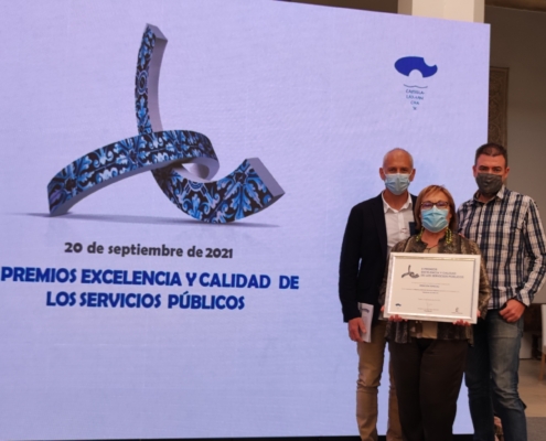 Fotografía del personal técnico que participa en el programa, Francisco Javier García, delegación de Desarrollo Sostenible; Soledad Velasco, E ...