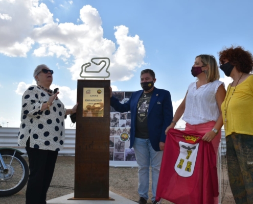 Un momento del acto homenaje a Román Muñoz