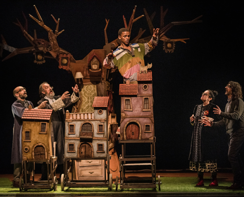 Foto de David del VAl cedida por ZumZum Teatre de un momento del espectáculo teatral Soy una nuez