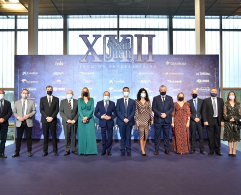 Foto de familia de la Gala de los XXII Premios San Juan