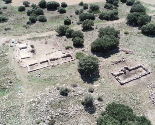 Imagen de la mezquita hallada en las excavaciones del Yacimiento de 'La Graja', en Higueruela