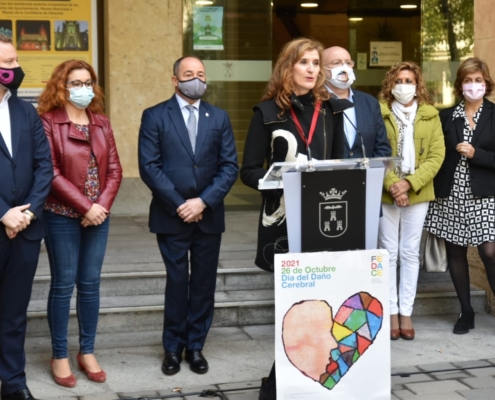 La neuropsicóloga, Llanos Marcilla, durante su intervención