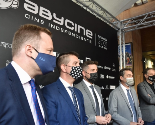 Un momento de la inauguración de Abycine