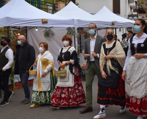 Un momento de la inauguración de la XXII Feria de Tradiciones de Yeste