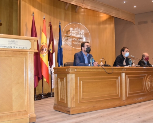 Un momento de la rueda de prensa de la presentación de las jornadas de tecnificación