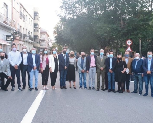 Momentos previos a la inauguración Feria Primer Corte de la Miel de Ayora