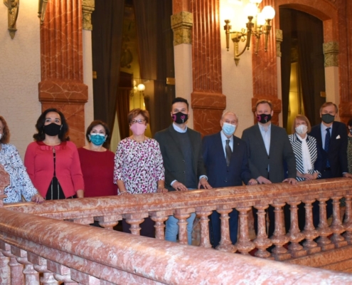 Foto de familia de la presentación del Concurso