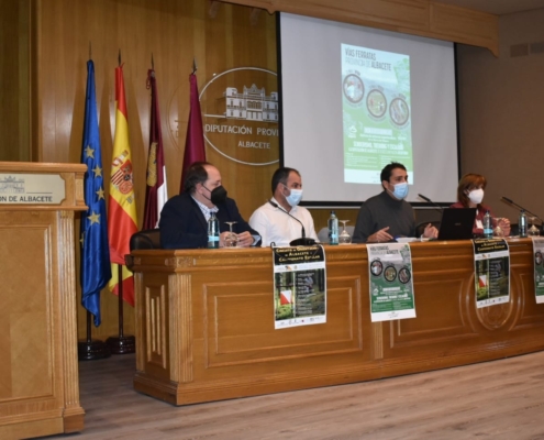 Imagen de la presentación del Rueda del Circuito de Vías Ferrata de Diputación