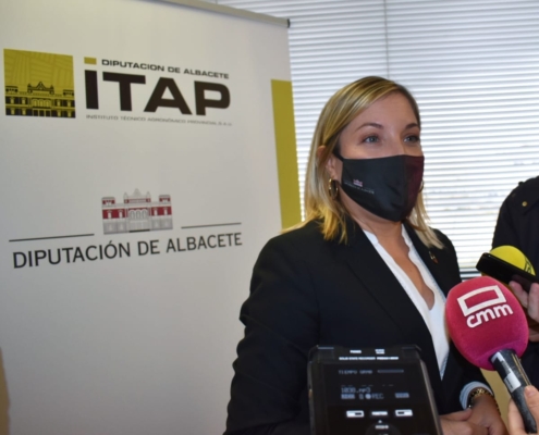 La vicepresidenta de la Diputación y Consejera Delegada del ITAP, Amparo Torres