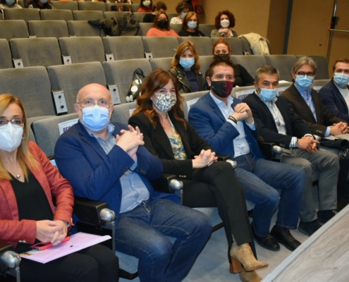 Representantes institucionales en la apertura de las Jornadas Técnicas de Protección de la Infancia y la Juventud