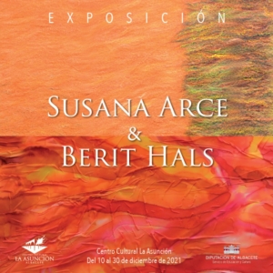 Cartel de la exposición de Susana Arce y Berit Hals en el centro cultural La Asunción