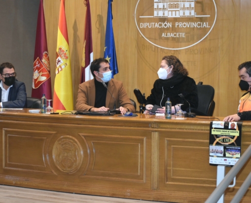 Imagen durante la presentación del VIII Trofeo BSR Ciudad de Albacete Diputación