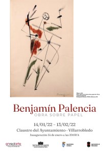 Villarrobledo abre las puertas del claustro del Ayuntamiento a la exposición 'Obra sobre papel', de Benjamín Palencia.