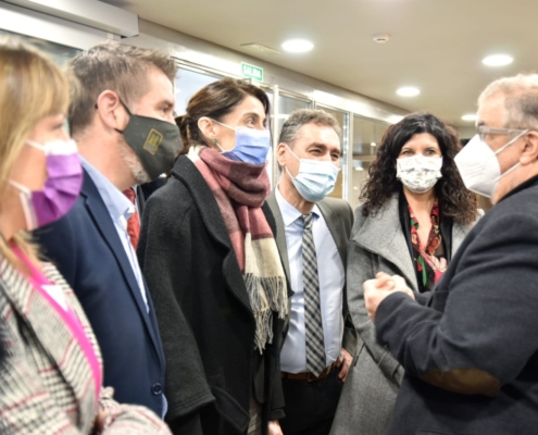 Cabañero acompaña a la ministra Pilar Llop en su ‘descubrimiento’ del Teatro Circo de Albacete