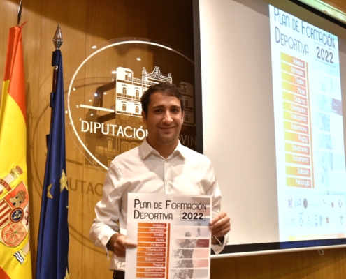 El diputado de Deportes presenta el Plan de Formación Deportiva 2022 de la Diputación de Albacete