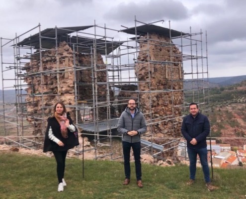 La Diputación de Albacete lleva a cabo actuaciones de mejora en la ‘Torre Morcil’ del Castillo de Alcaraz para paliar los daños ocasionados  ...